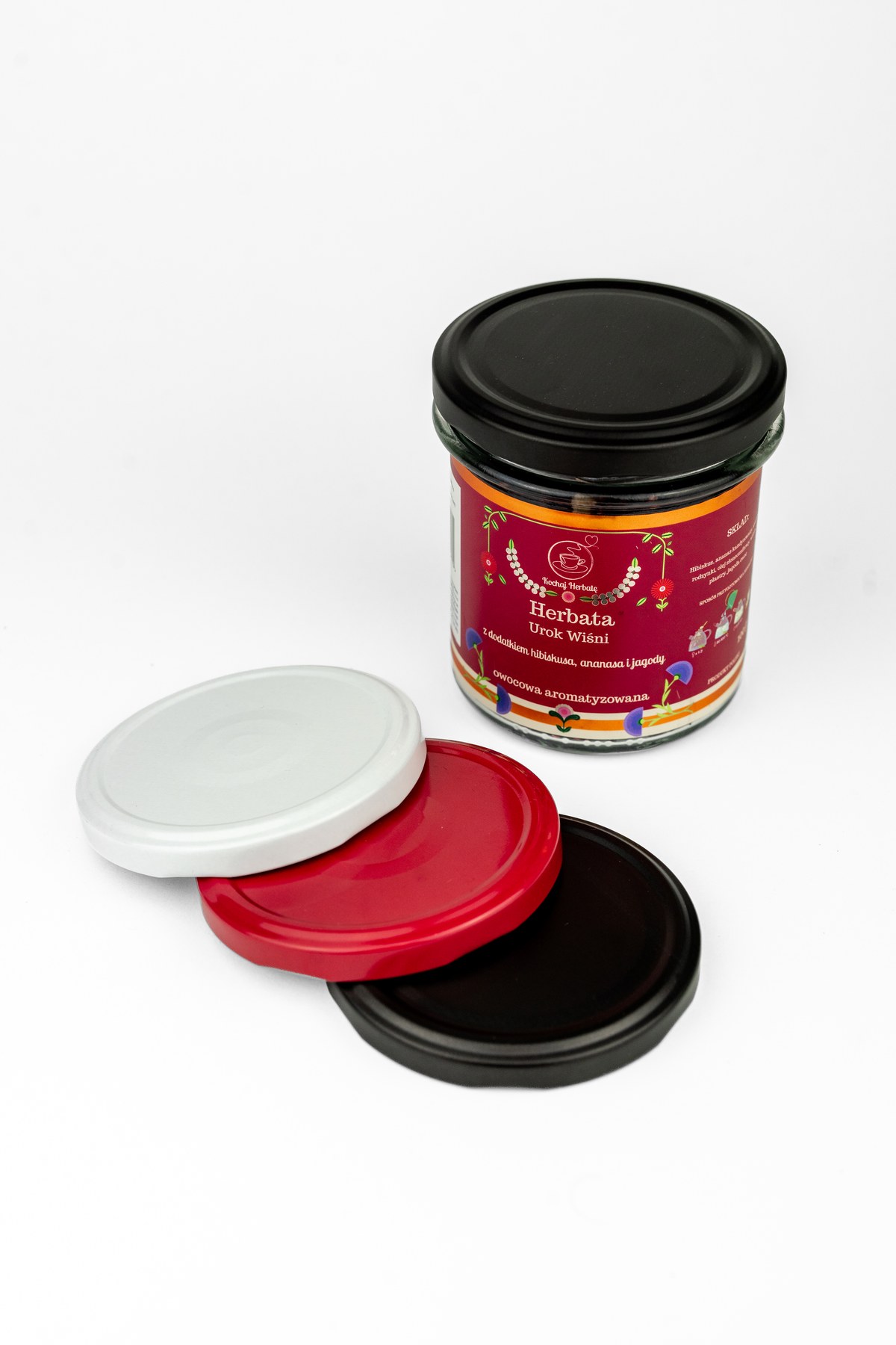 UROK WIŚNI – Herbata Owocowa Aromatyzowana 80 g-słoik - obrazek 6